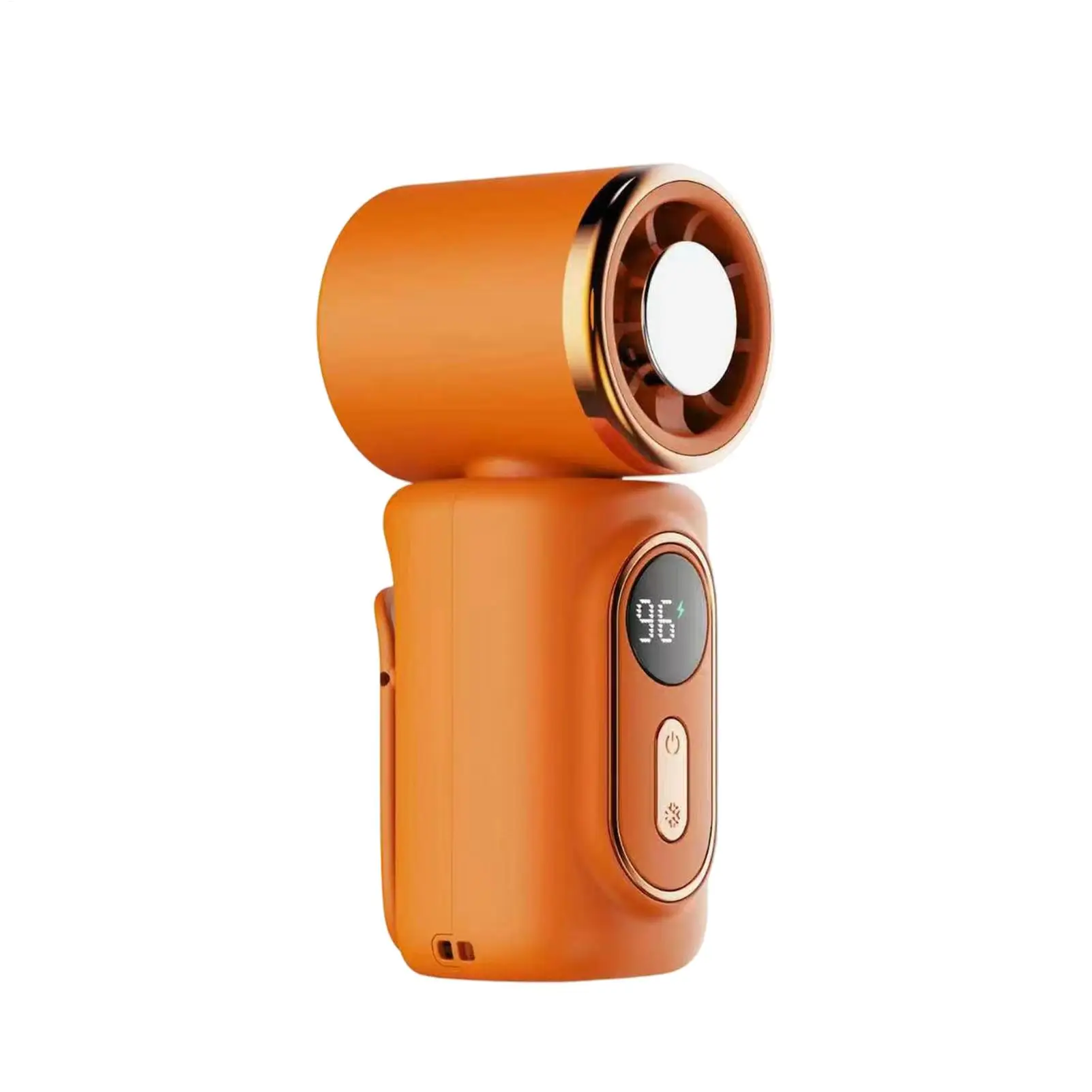 Portable Handheld Fan 180-Degree Rotation Ventilator USB Charging Handheld Portable Fan for Kids Students Summer Travel Car
