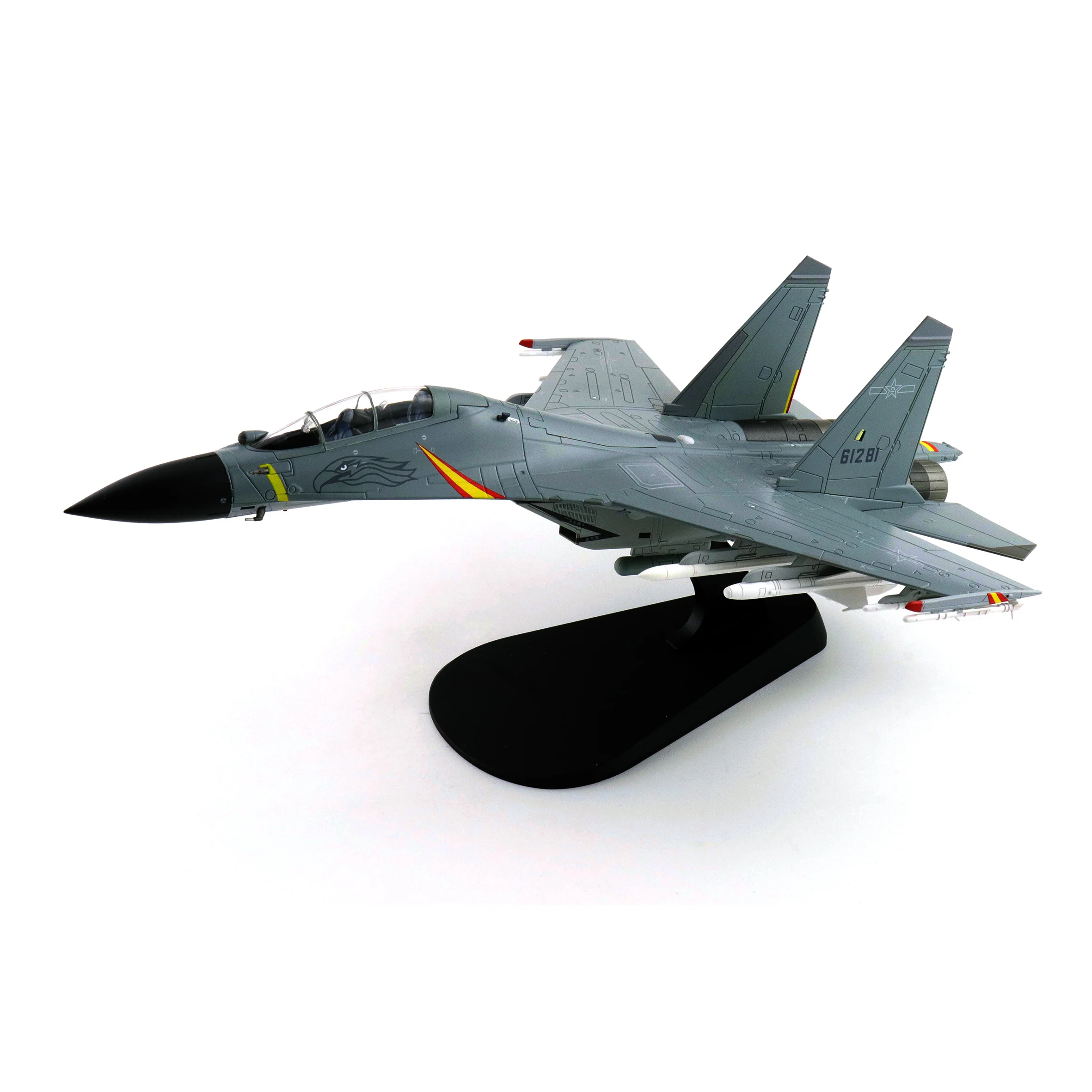 1/72 HA9556 J-16 Flanker N 61281 7th Air Brigade PLAAF Static Finished Product Model