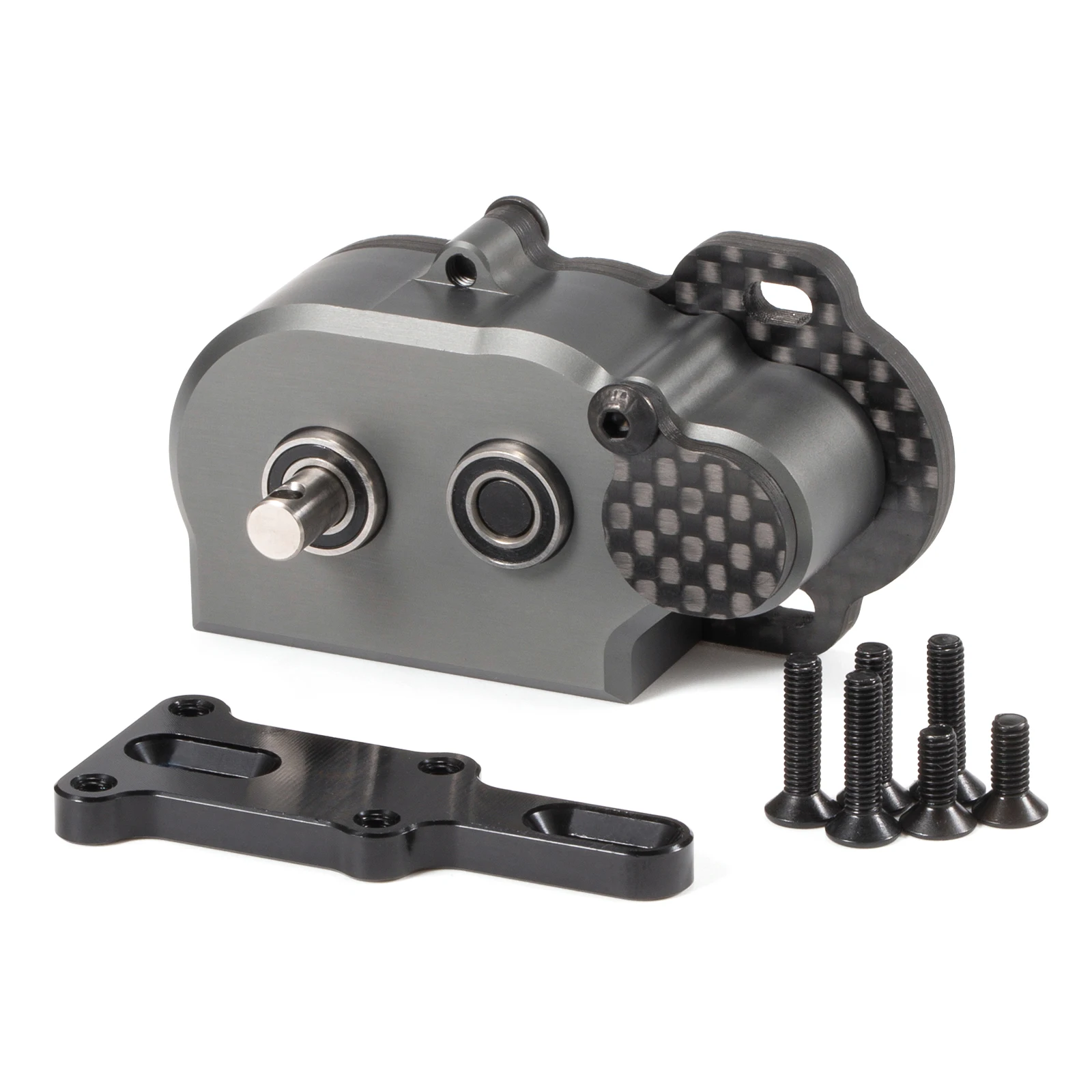 Ultralight Transmission LCG Competition Tiny Gearbox with Slidable Shim for Straight Axle Axial AR44 AR45 Enduro Vanquish F9 F10
