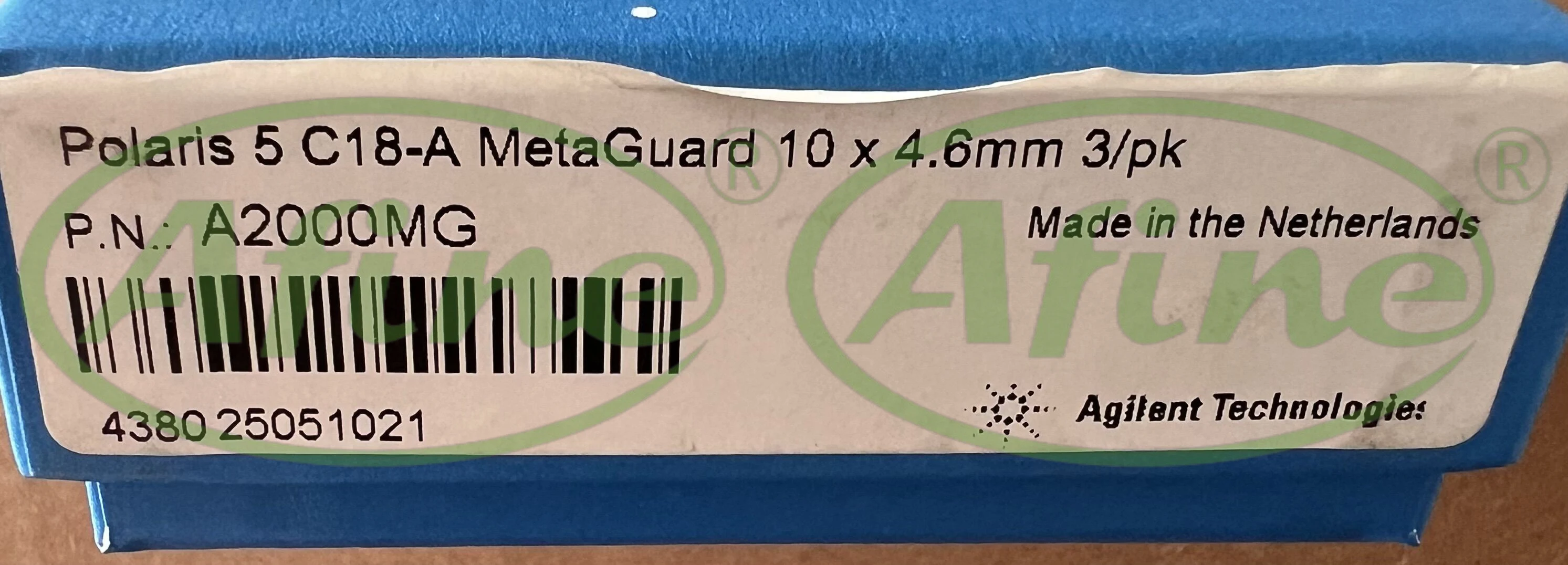 AFINE Agilent Columns A2000MG Polaris C18-A MetaGuard 5 µm 4.6 mm 3/pack