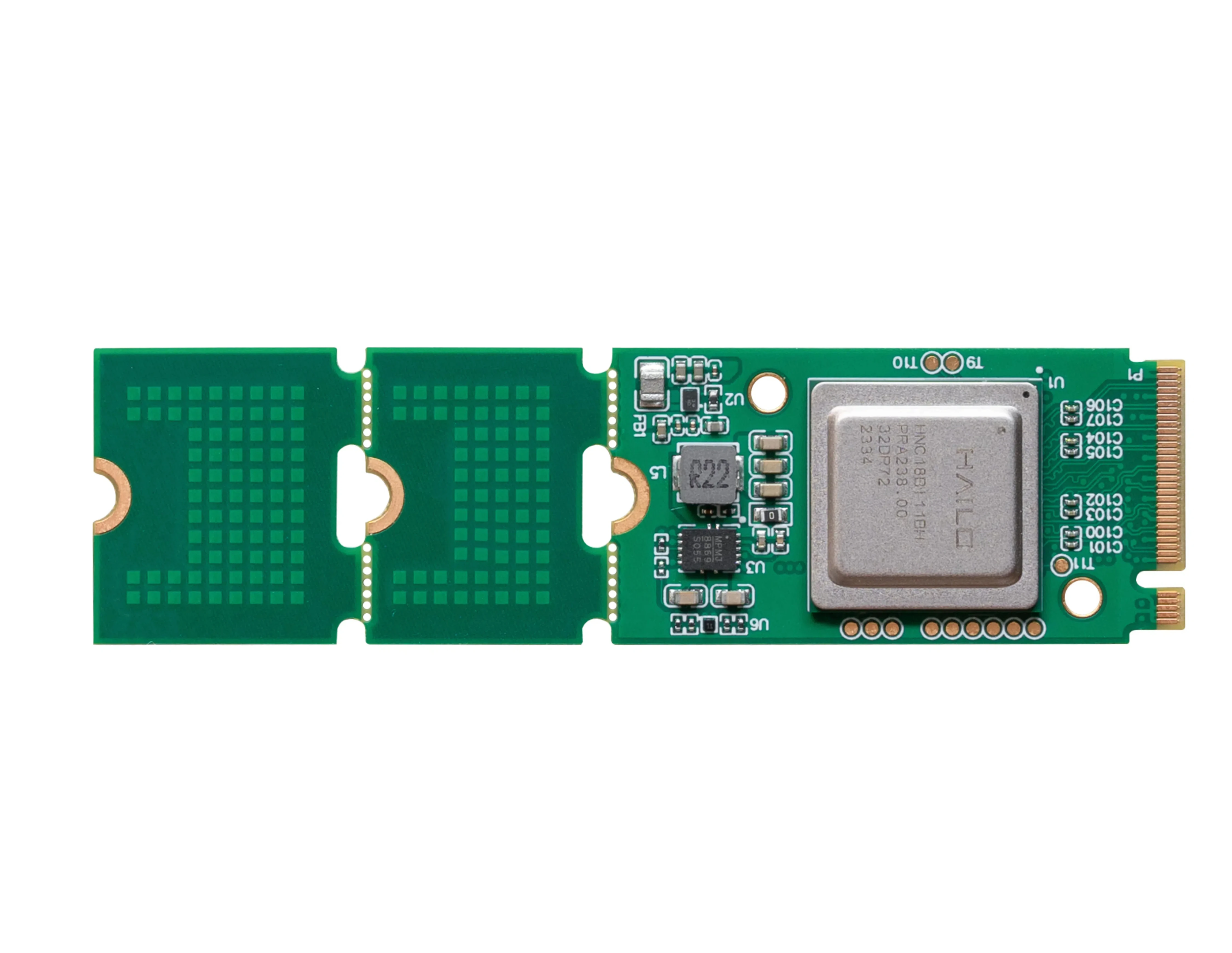 Módulo FÁCIL do EAI Hailo-8 AI, 26TOPS, expansão do PCIE, cartão do poder do computador, categoria industrial