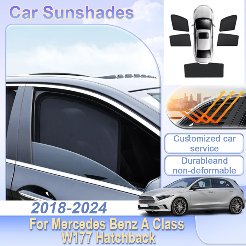 

Sun Visor For Mercedes Benz A Class W177 2018 2019 2020 2021 2022 2023 2024 Hatchback Mesh Sunshades Heat Part Car Accessories