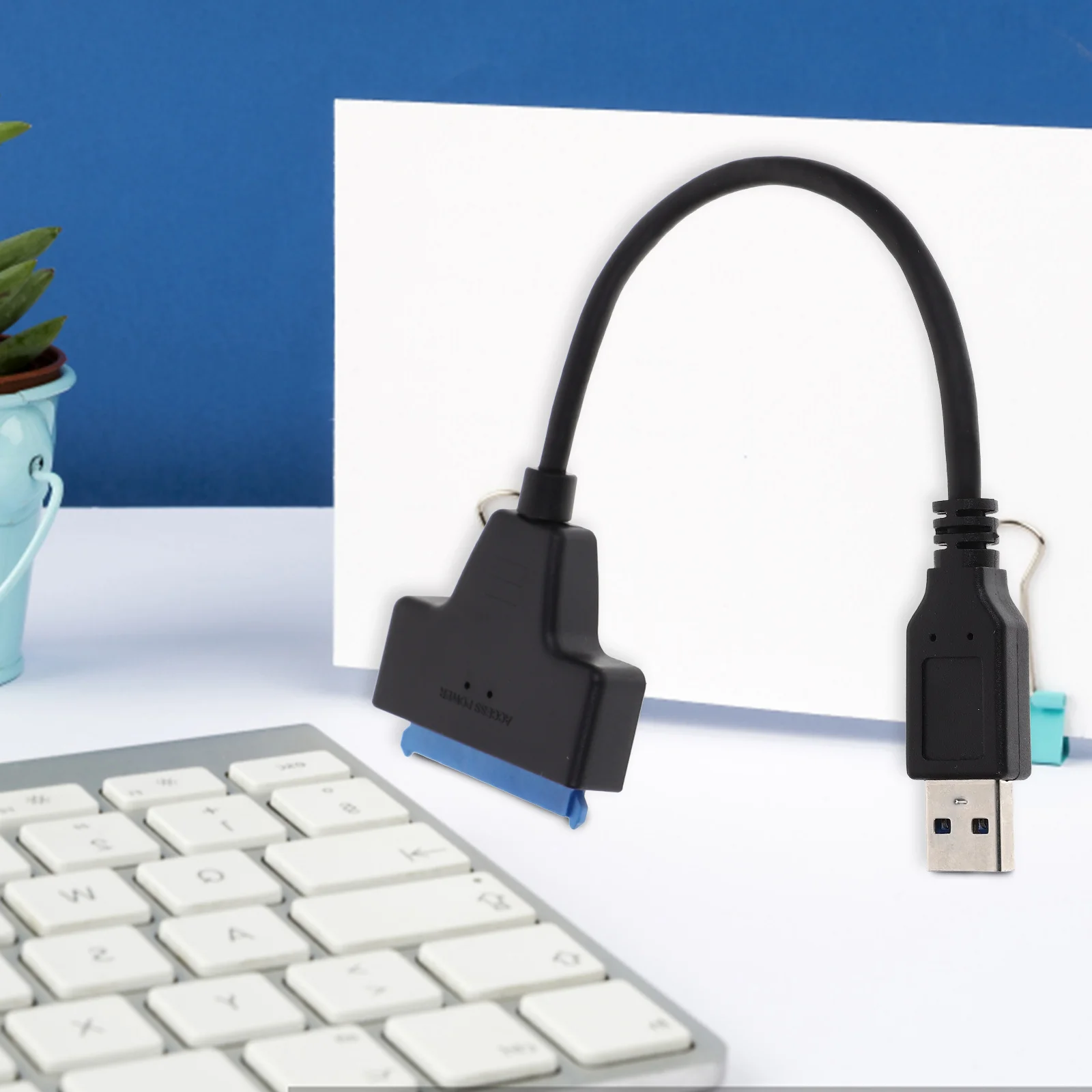 

2.5 Inches To Usb 3.0 Converter Cable External Hard Drive Adapter For Ssd 6Gb/S High Speed Data Transfer Lightweight