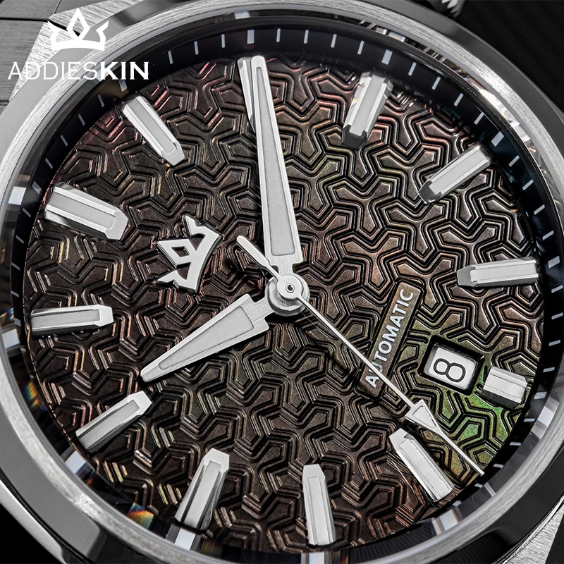 ADDIESKIN K014 Black Men's Aut - đánh giá và giá Luxury Watch Engraving
