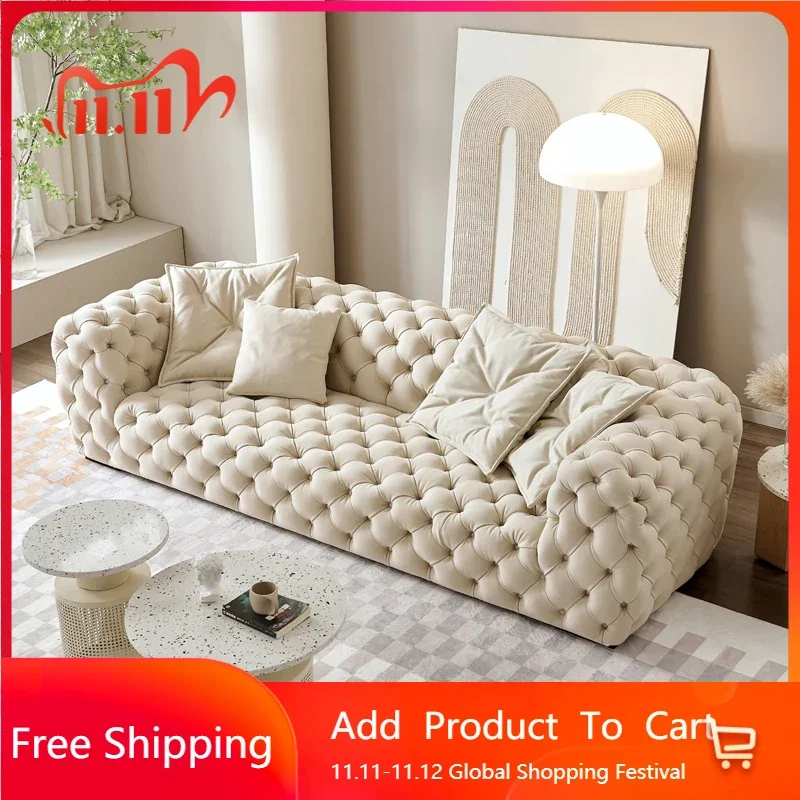 

Flexible Wind Cloth Luxury Living Room Sofa Couch Modern King Size Recliner Lounges Sofas Modern Women Divano Hotel Furniture