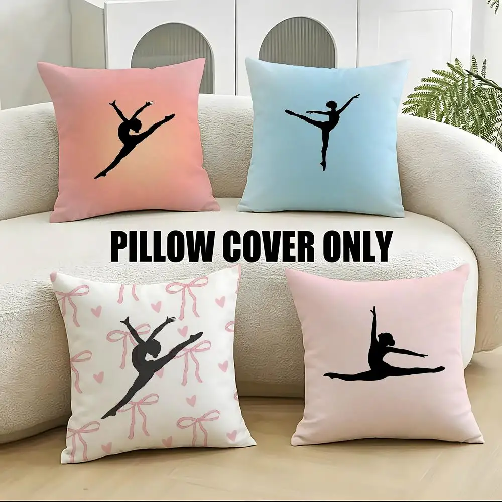 Playful dance steps Cushion Cover  Soft Plush Throw Pillow Covers 40x40 45x45 for Sofa Bedroom