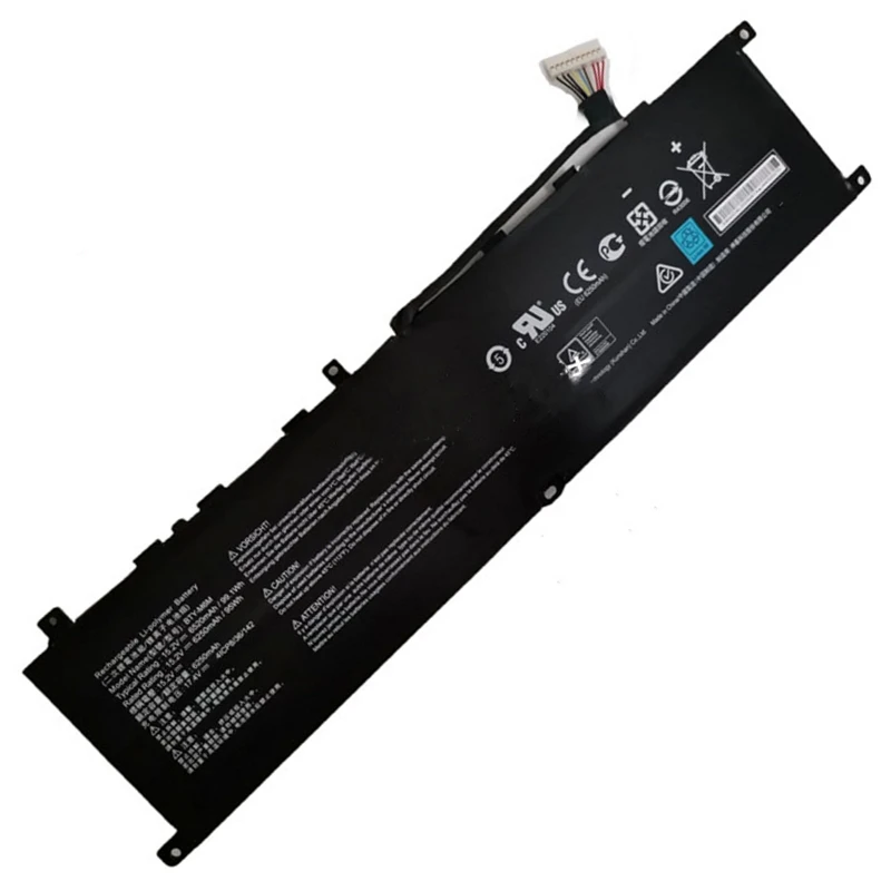 

BTY-M6M Battery For MSI Creator 15 A10SDT A10SET A10SEV A10SFT A10SGS GS66 GE66 GE76 WS66 Raider 10SFS 10SGS 10SD 10SE GP76 66GP