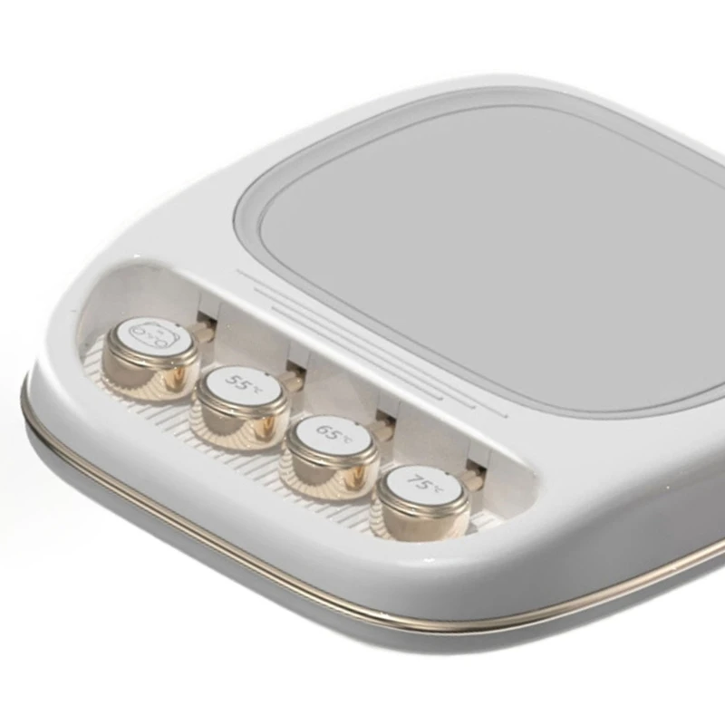 โต๊ะกาแฟเครื่องทำความร้อน 3 อุณหภูมิควบคุมเครื่องทำความร้อนกันน้ำอุปกรณ์สำนักงานอุปกรณ์เสริมสำหรับเย็นสภาพอากาศ Hot Drop