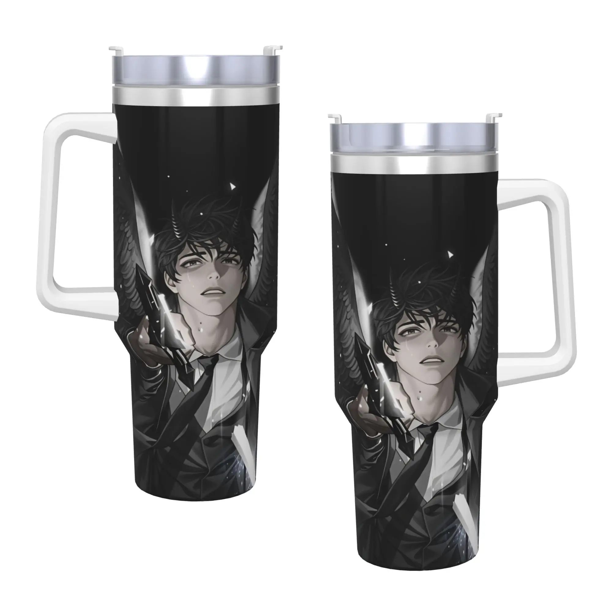 Omniscient Readers Viewpoint Stainless Steel Tumbler  Camping Coffee Mug With Straws and Lid Car Mugs Cold and Hot Water Bottle