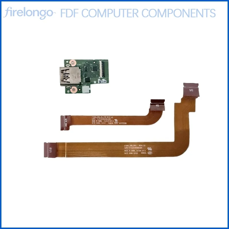 New USB Board Flex Cable For Lenovo ThinkPad T15 P43s T490 T14 P14s P15s Gen 1 2 NS-B901 Replacement Part