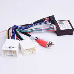 Car 16pin Radio Wiring Harness Canbus Box For Mitsubishi Outlander Pajero (2006-2013) Stereo Wire Aftermarket Android adapter