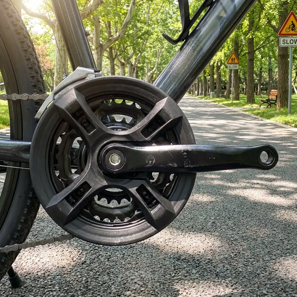 

Chainring Set For Mountain Bikes Featuring 24 34 42 Teeth Compatible With Square Taper Crank And 170mm Cranks