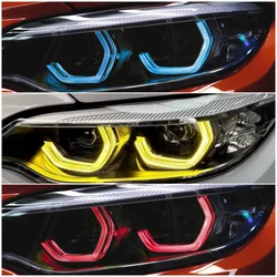 F87 M2 Yellow DRL LED Boards For 2018-2021 BMW F23 F22 LCI M240i 230i M2 LED Headlight Daytime Running Light Angel Eyes