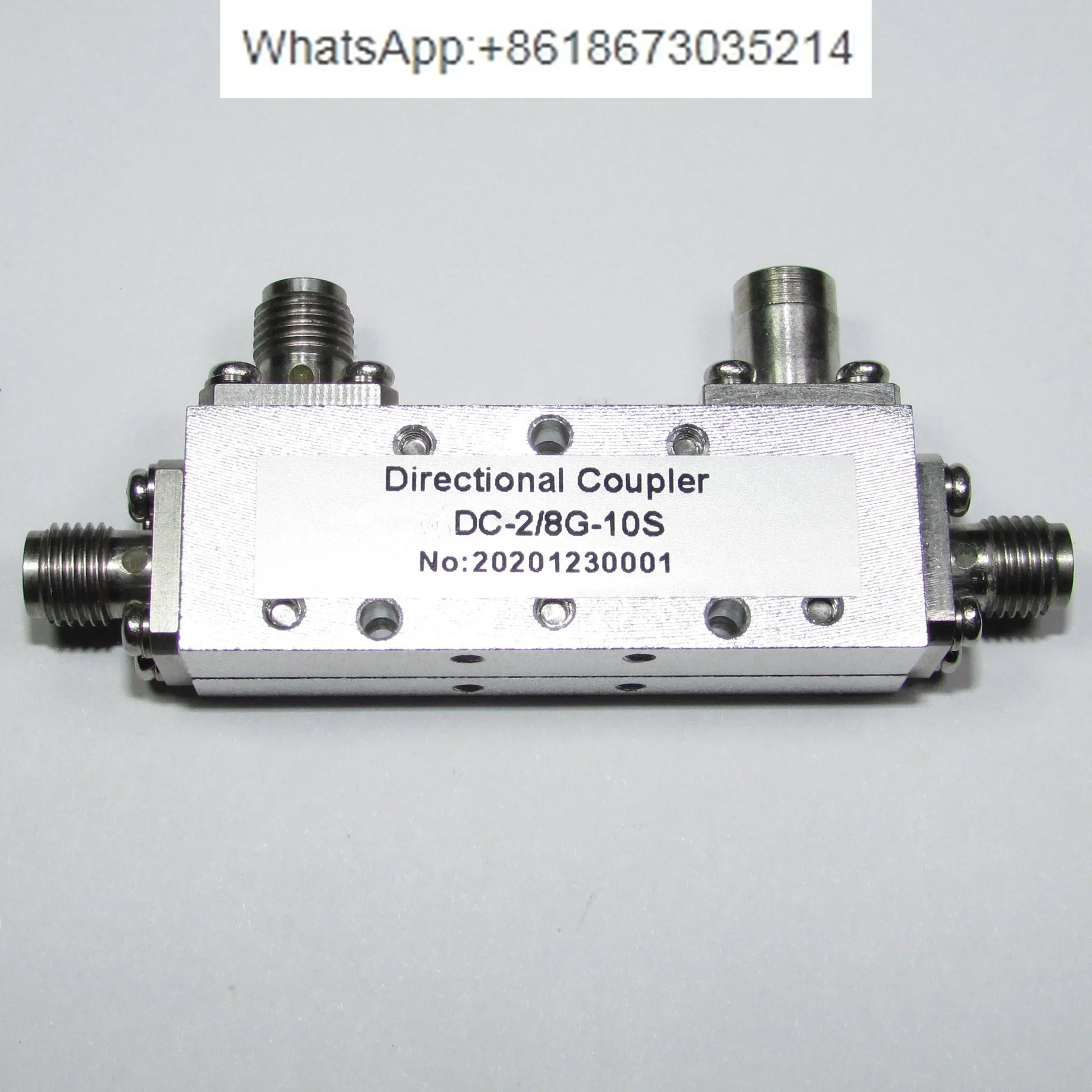DC-2/8G-10S 2-8GHz 10dB 50W SMA RF Coaxial Directional Coupler