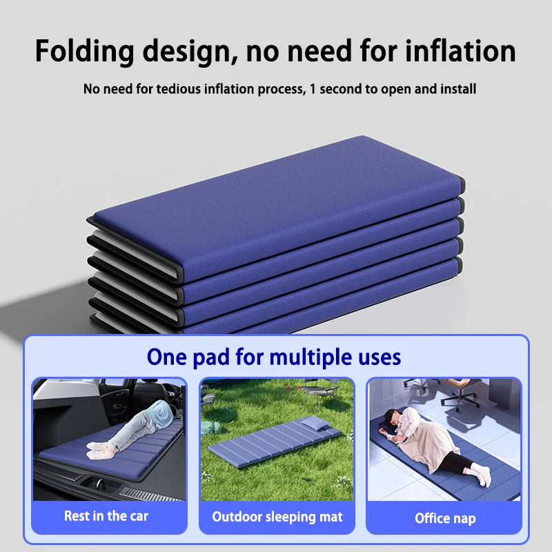 Travel Bed Car mattress single bed car folding car rear trunk portable sleeping mat leveling mat suv sleeping mat