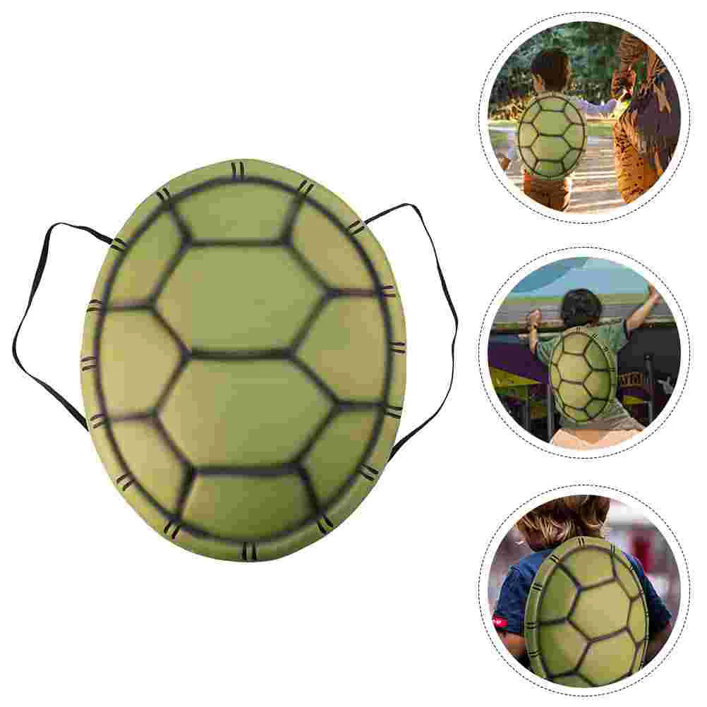 

4 Pcs Halloween Toys Dress up Party Turtle Shells Eva Car 4400X3500X700CM Dark Green for Kids Carnival Child
