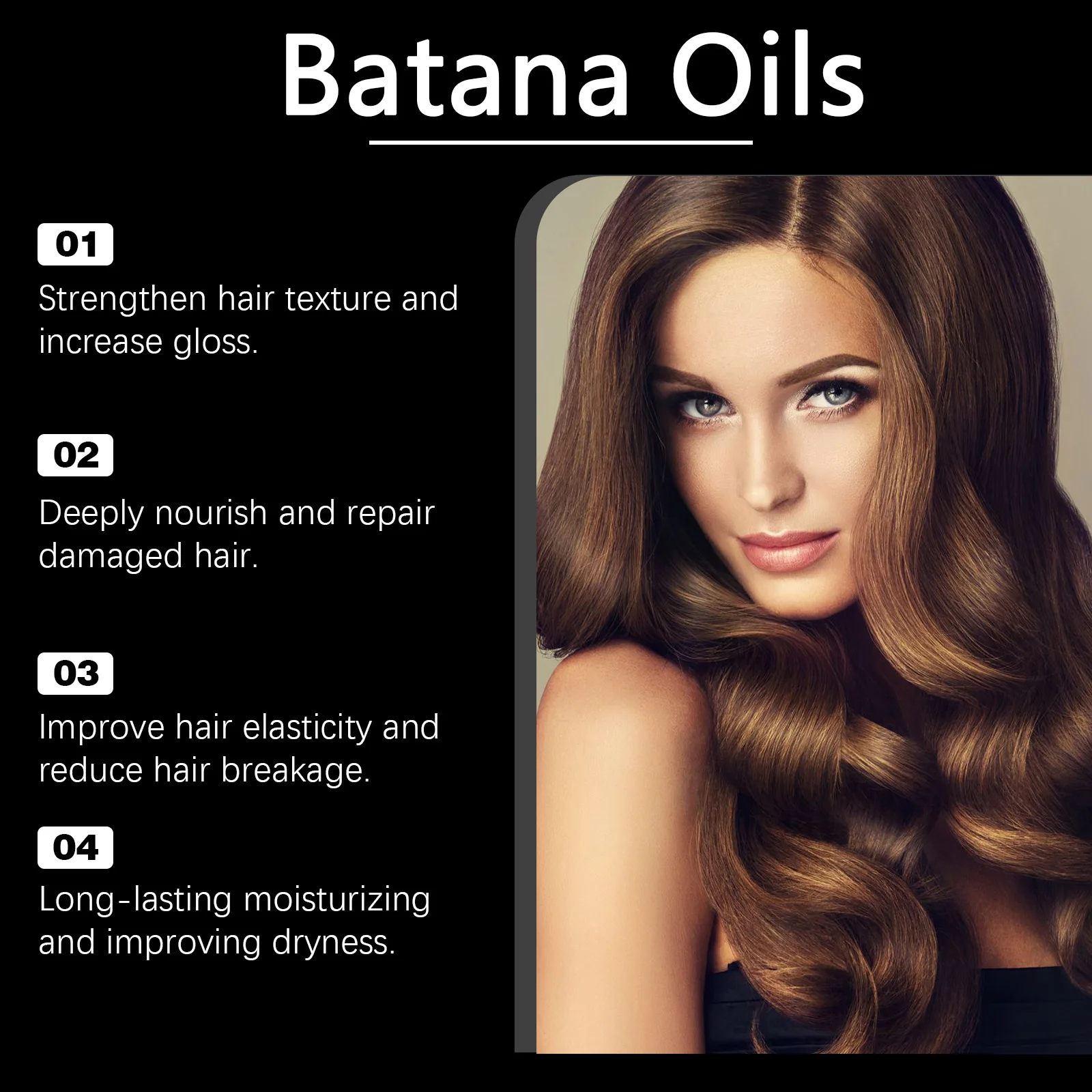 Batana Hair Care Oils Prevent Loss Strengthen Growth Deeply Nourishing Scalp Treatment Promoting Regeneration Hair Essential Oil