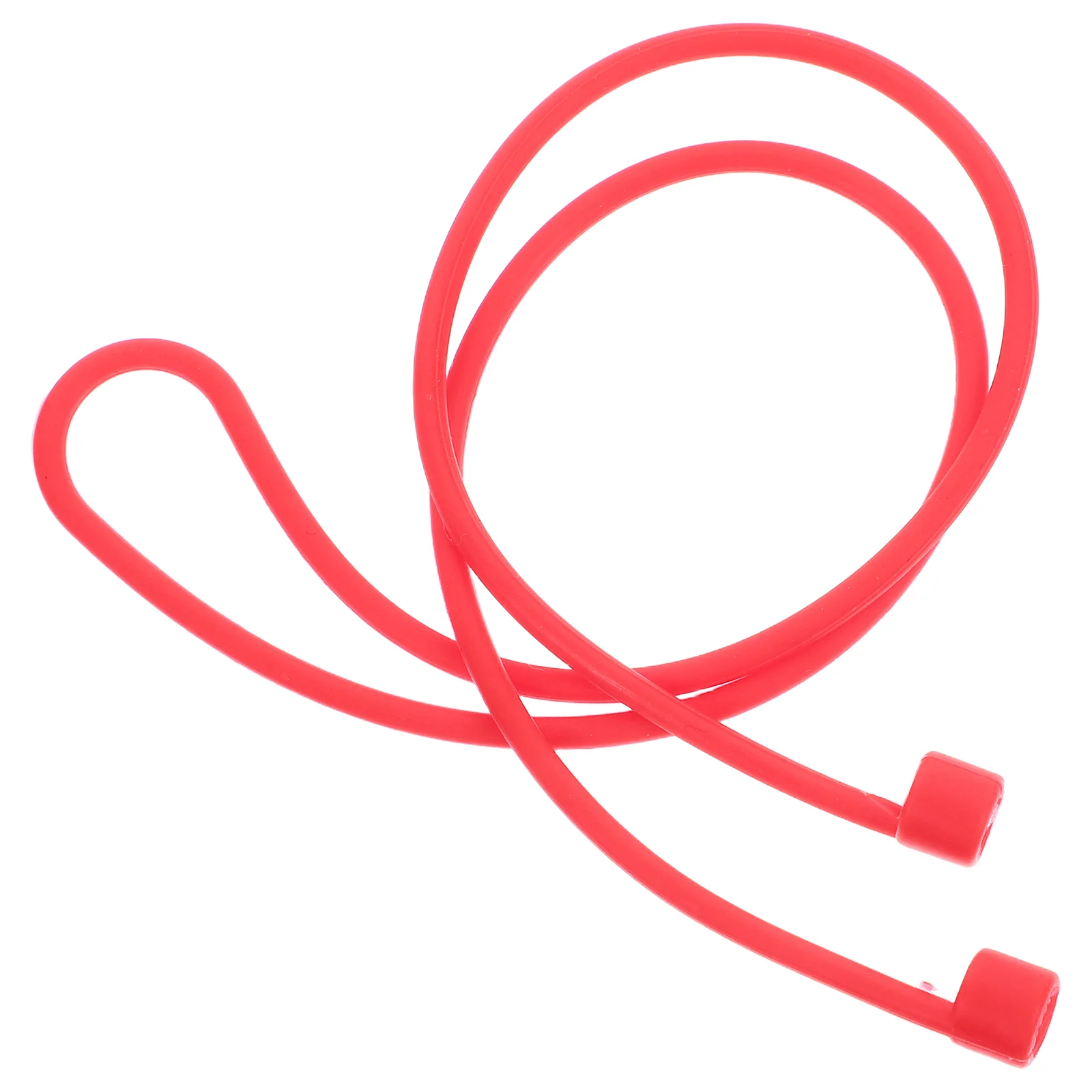 Ear Phones Headphone Lanyard Earplugs Cord Silicone Earphone Strap Magnet for Red -lost Haedphones
