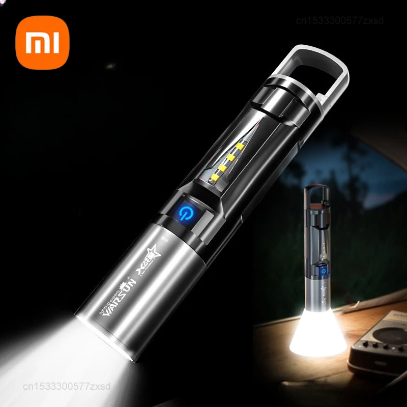 Xiaomi Flashlight Strong Light Charging Outdoor Ultra Bright Long Range Mini LED Light Multi-function Strong Light Torch Tools