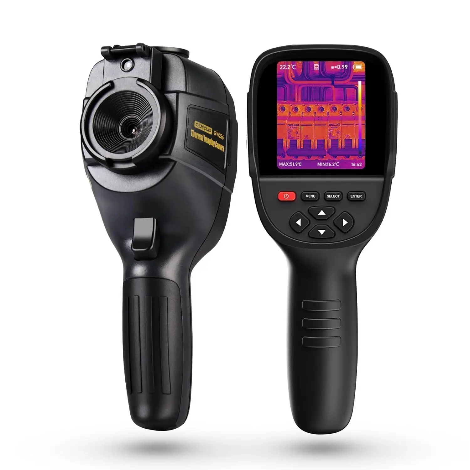 High 256x192 IR Resolution, Handheld Infrared Imager for Home Inspection, HVAC, Electrical Detection