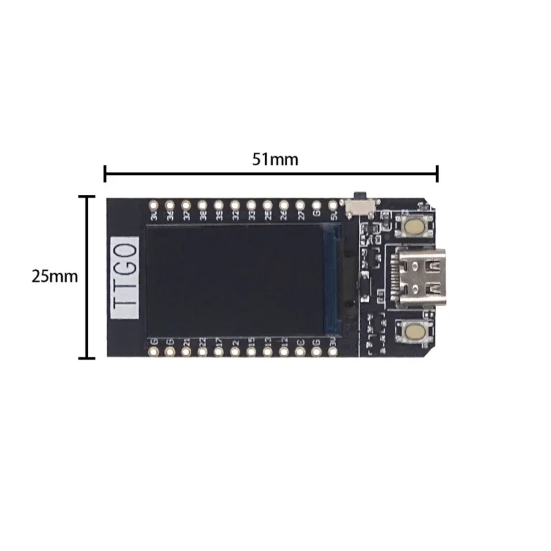 Imagem -04 - Ttgo T-display Development Board Wifi e Módulo Bluetooth Esp32 Control Board para Arduino 1.14 Lcd Esp32