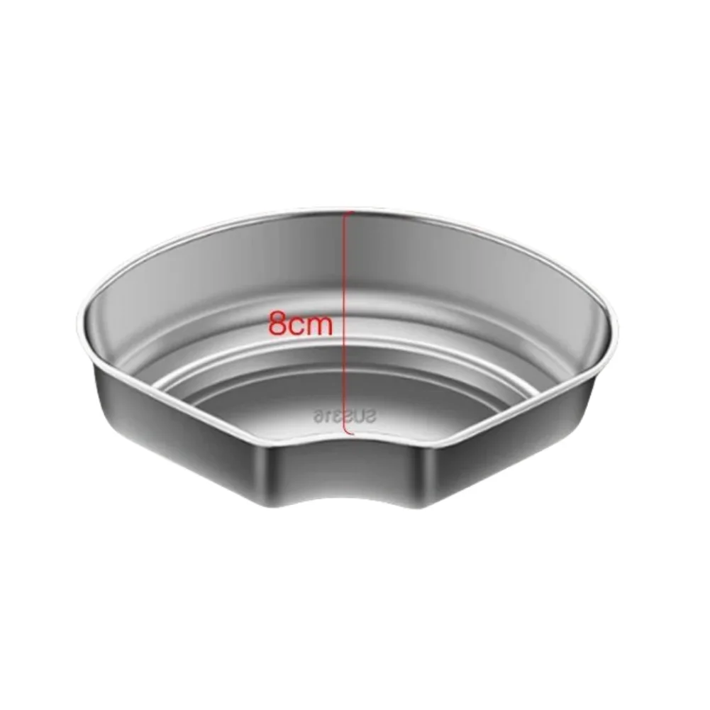 304 Stainless Steel Fan Shaped Steamer Basket Stackable with Dust Proof Cover Suitable for Steaming For Rice Vegetables and Eggs