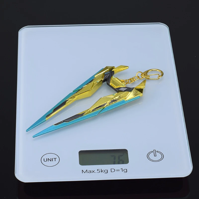 13 سنتيمتر/5.12in Valorant لعبة الأجهزة الطرفية نماذج الأسلحة مخلوق حصاد الحرف المعدنية الحلي مجموعات شاشة لسطح المكتب الهدايا #3