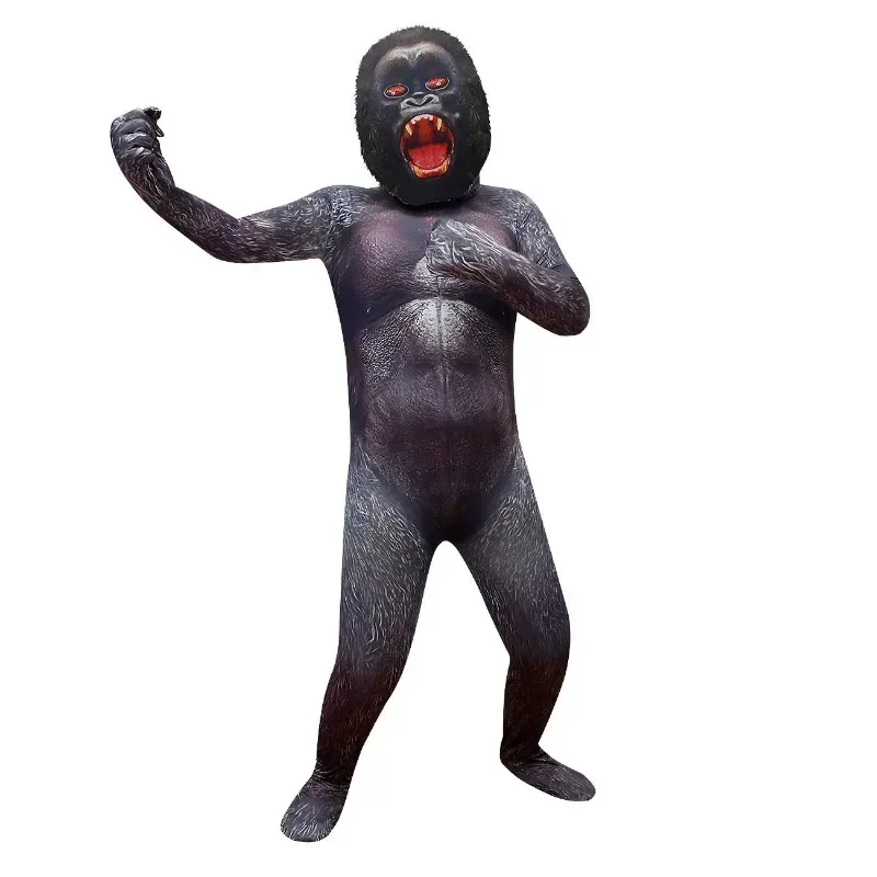 Boys G-Godzillae vs. King Kong clothes Child Dinosaur Monster Halloween Cosplay Child Cartoon Fantasia Carnival Cosplay Costume