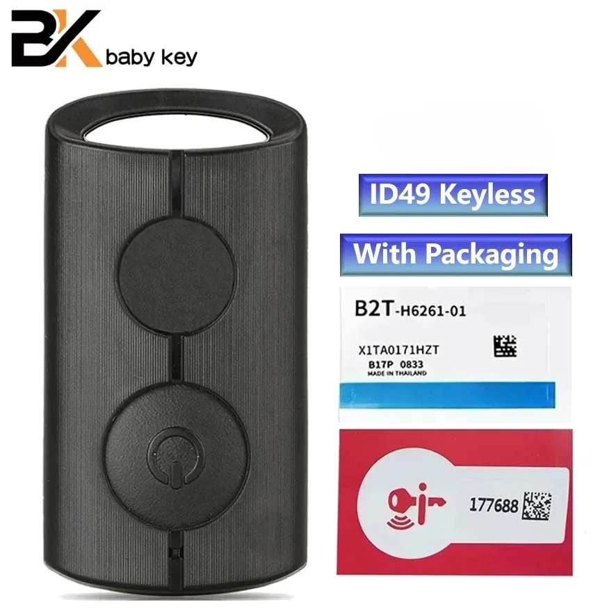 BB Key  Remote Control Key for Yamaha NVX NVX155 XMAX XMAX300 QBIX AEROX JAUNS Motorcycle Scooter 433.92MHz ID49 Chip