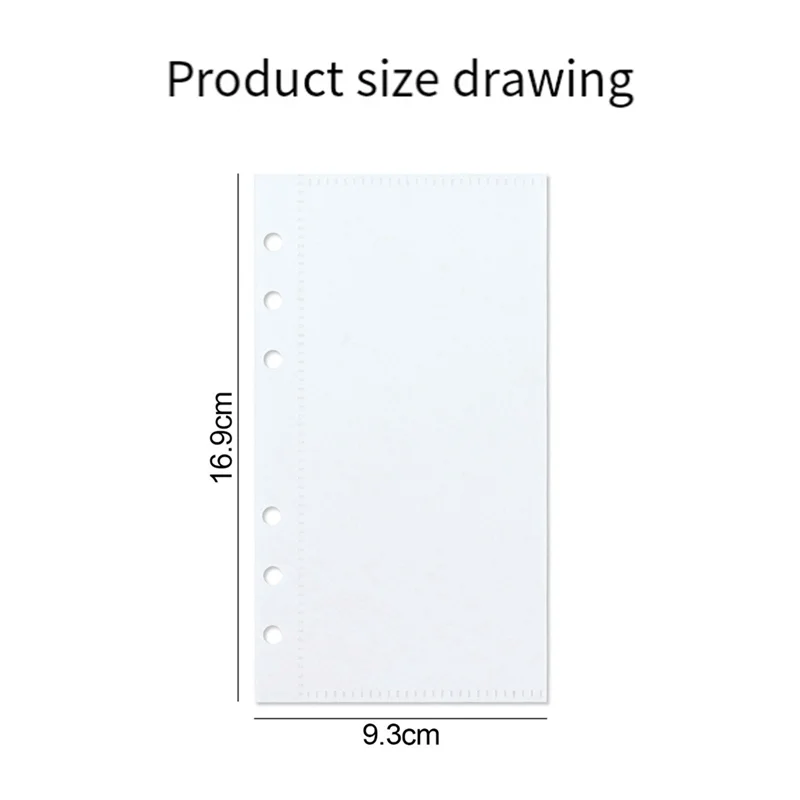 AEF7-20 Stück A6-Ordnertaschen, 6 Löcher, Budget-Geldumschläge für Budget-Ordner-Notizbücher mit 6 Ringen