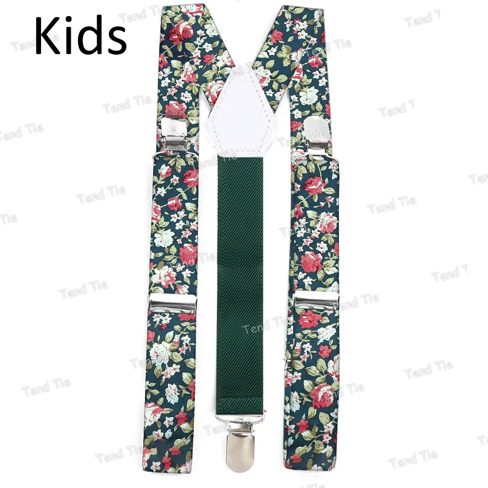 حار بيع المطبوعة الأزهار القطن الحمالات الاطفال الأقواس قابل للتعديل مطاطا Y-الظهر الأشرطة فستان جميل زي الملحقات #6