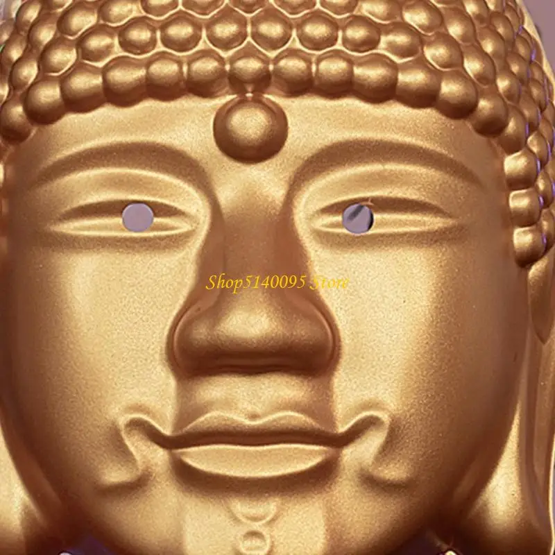 

DXAE Реалистичный буддизм глава маска для женщин мужчинами косплей Хэллоуин Маска Маска маска маска для украшения фотографии