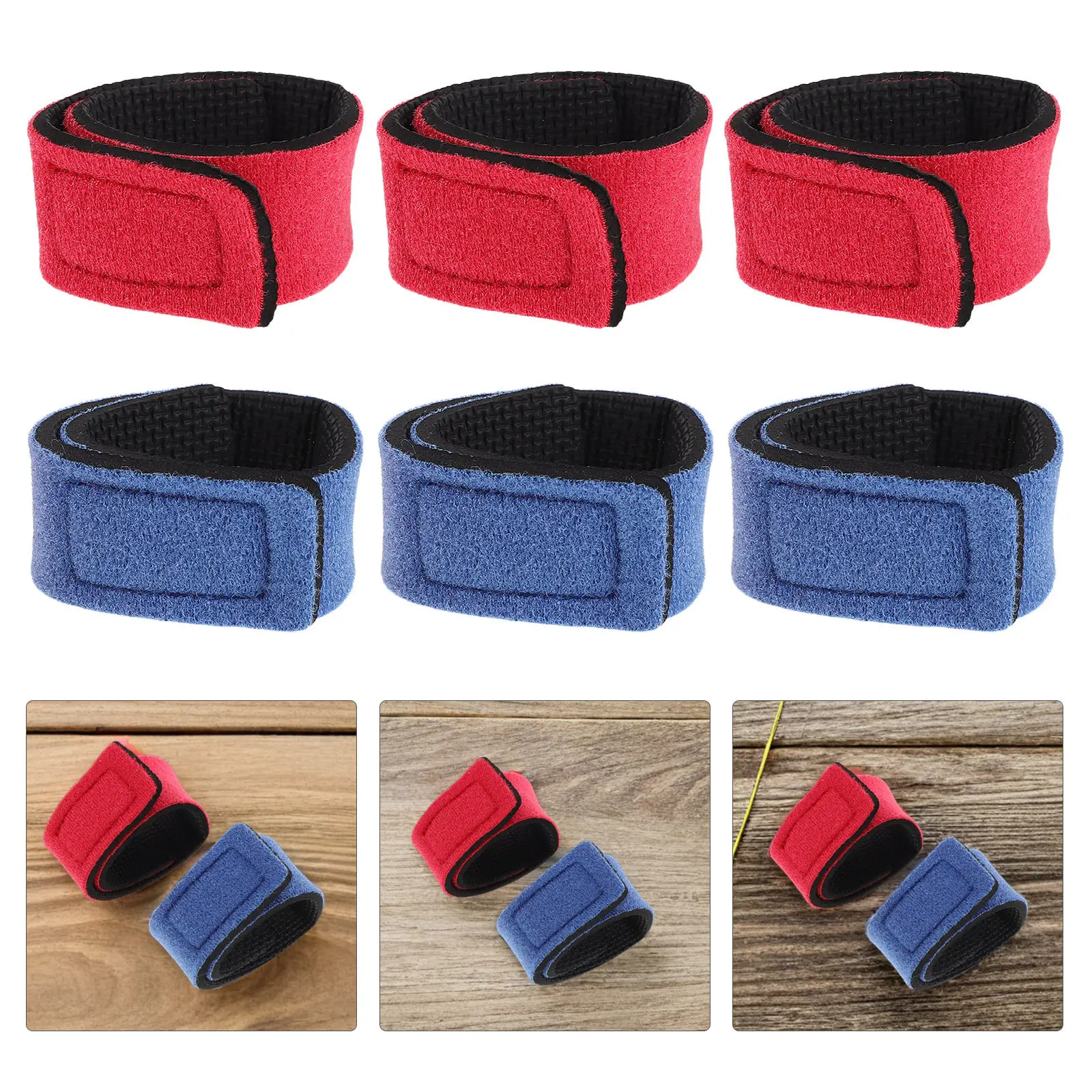 

Набор из 6 эластичных ремней для удочек (красный, синий), регулируемые, сверхпрочные, для переноски на плече, для каяка, автомобиля, путешествий