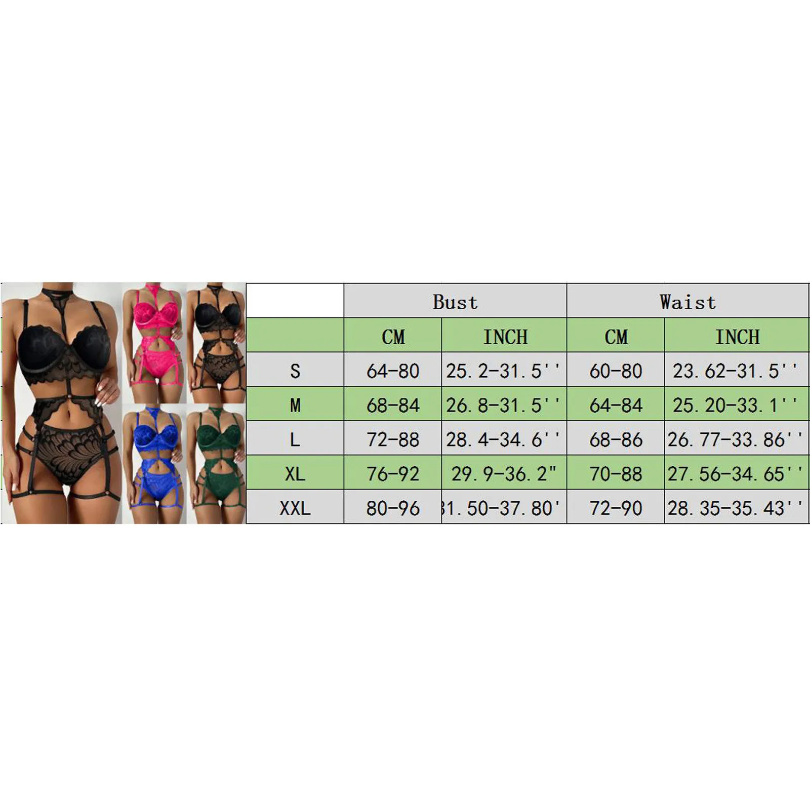 Transparent Sexy Lingerie For Women Hot Erotic Underwear Set Sex Costume Bra Lace Lingerie Sets Thongs Garter Belt Porn Suit