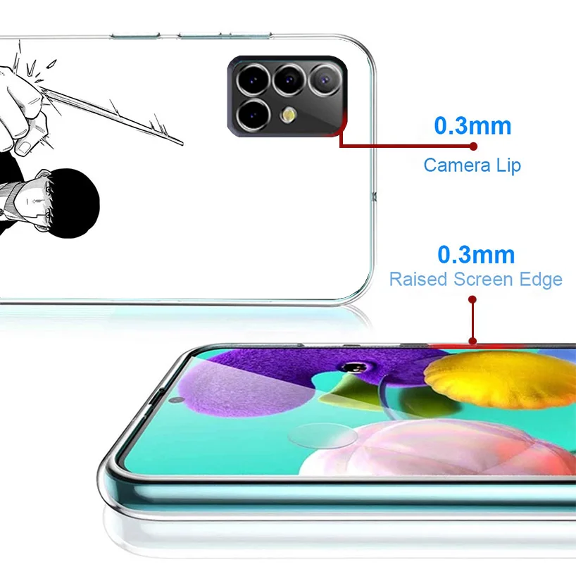 Mashle Magic And Muscles Phone Case For Samsung A15 A25 A35 A55 A14 A24 A34 A54 A13 A23 A33 A53 A12 A52 A32 A22 A42 A05S A04S A0