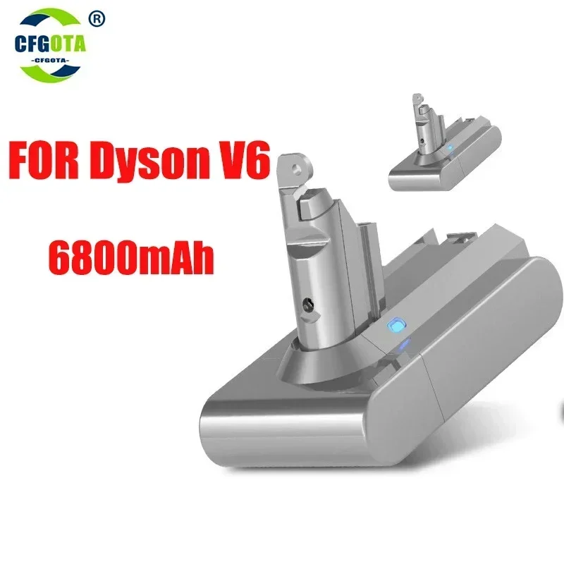 Литий-ионный аккумулятор 21,6 в 6800 мАч для пылесоса Dyson V6 DC58 DC59 DC62 DC74 SV09 SV07 SV03 965874-02, аккумулятор L30 + зарядное устройство