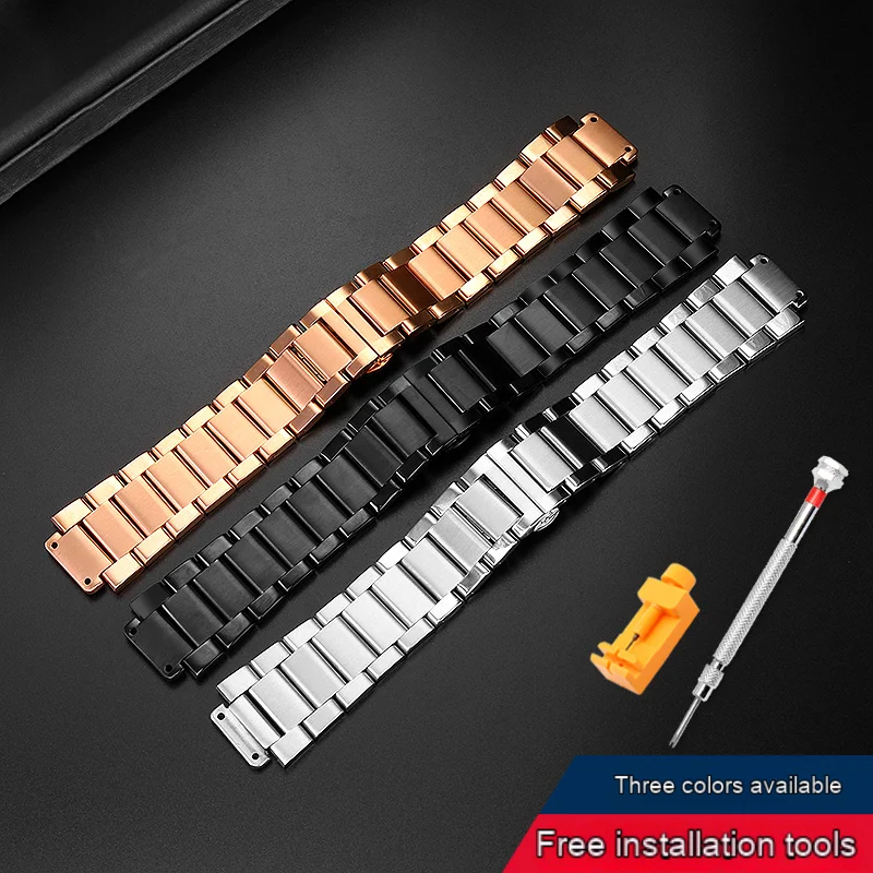 Stainless Steel Strap For Hublot Watch Bracelet Big Bang Classic Fusion Series 27*19mm 20*13mm Men Women Watchbands with Screws