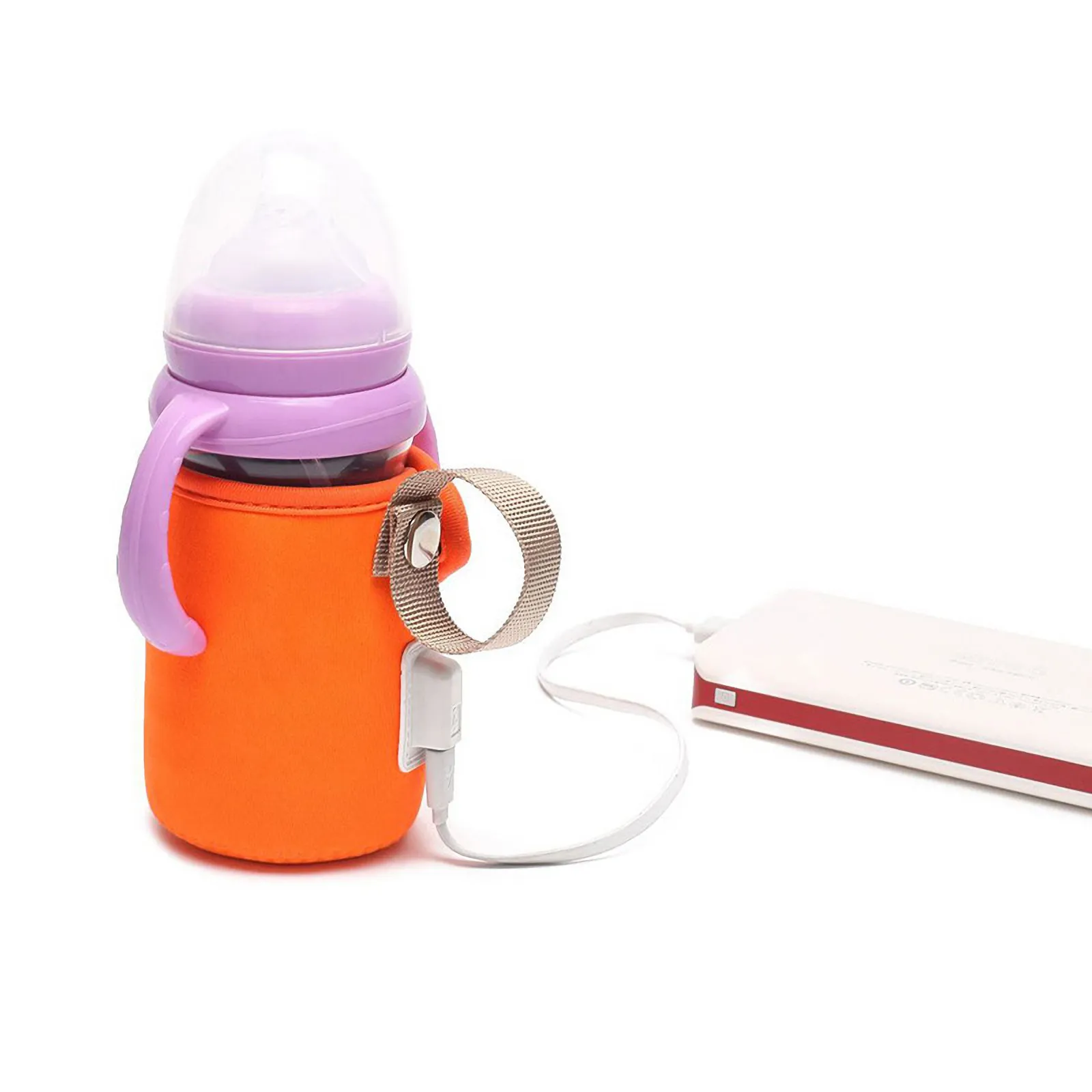 

Портативный подогреватель для детских бутылочек, USB-электрический, с термостатом, для путешествий, совместим с автомобилем