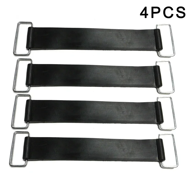 4 pcs Battery Rubber Band Strap Fixed Holder Elastic Bandage Belt Stretchable For Motorcycle Accessories Equipement Patinete