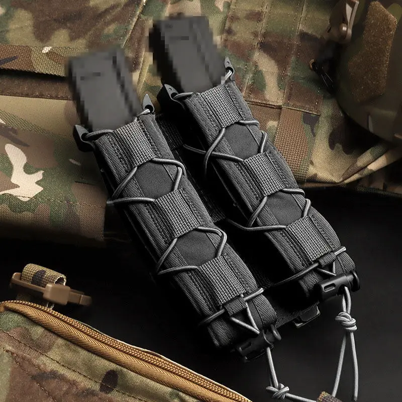 Tactical MP7 with Detachable Magazine Holder for Pouch, MOLLE System Short Sword, ARP9 Quick Release Kit, MP5 ARP9 Long Version