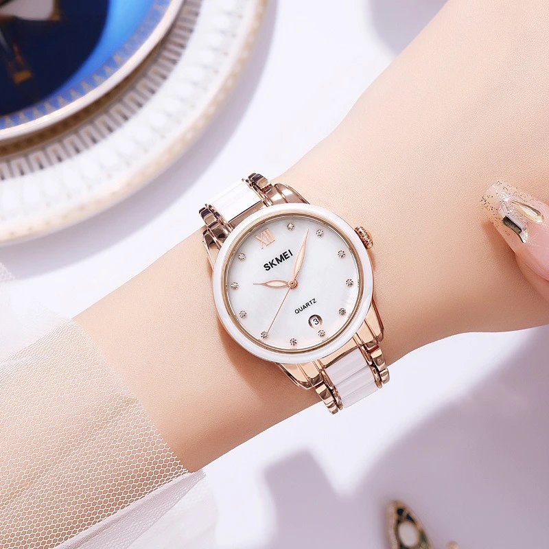 2026 New Ceramic Bezel Ladies Quartz Watch: Fashion Casual High-End Look Wrist Exquisite watch for Women