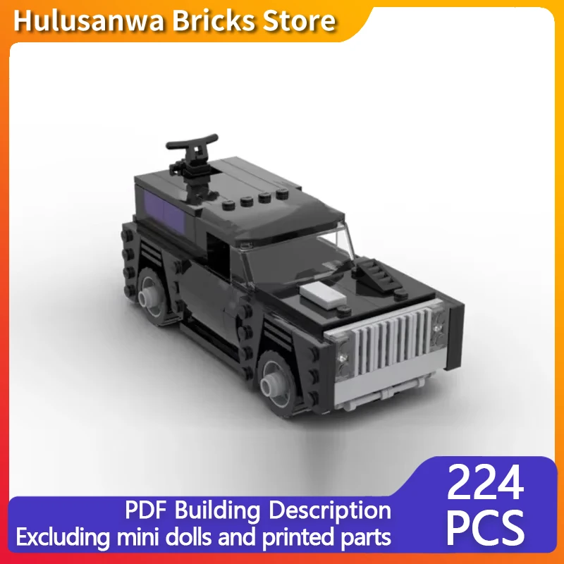 Anime Popular Car Model MOC Building Bricks Masked Special Vehicle Modular Technology Gifts Holiday Assemble Children Toy Suit