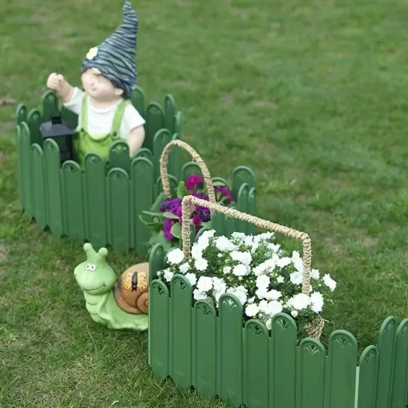 1m Courtyard Enclosure Flower Bed Vegetable Garden Quarantine Enclosure Plastic Spliceable Anticorrosive Decorate Fencing