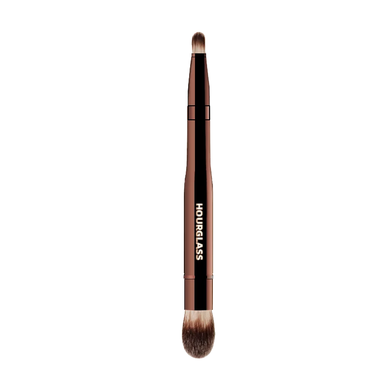 Hourglass 4 or 2 head multi-function hidden fun makeup brush powder+foundation make-up+concealer+eye shadow brush+portable box