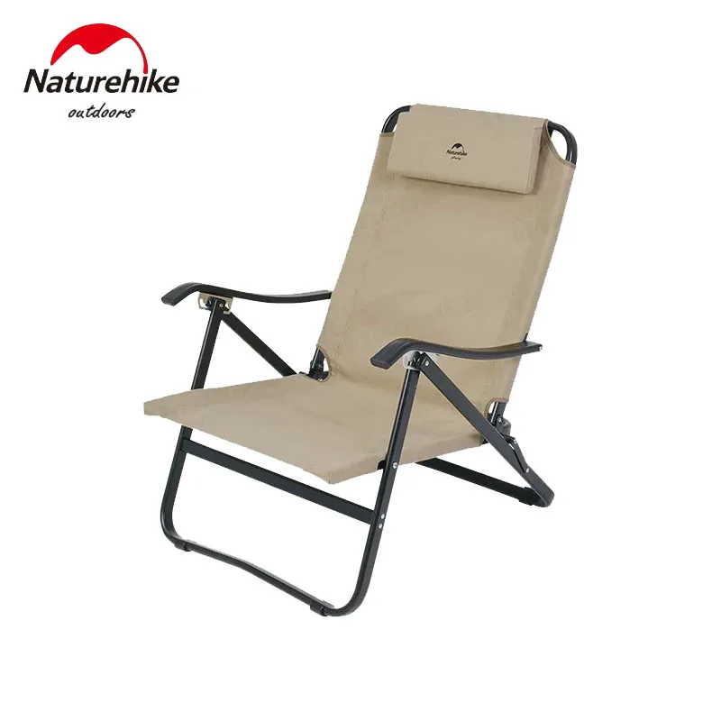 

Naturehike Luxury Outdoor Adjustable Chair Camping Fishing Portable Folding Chair Comfortable Lounge Chair Four-speed Adjustment