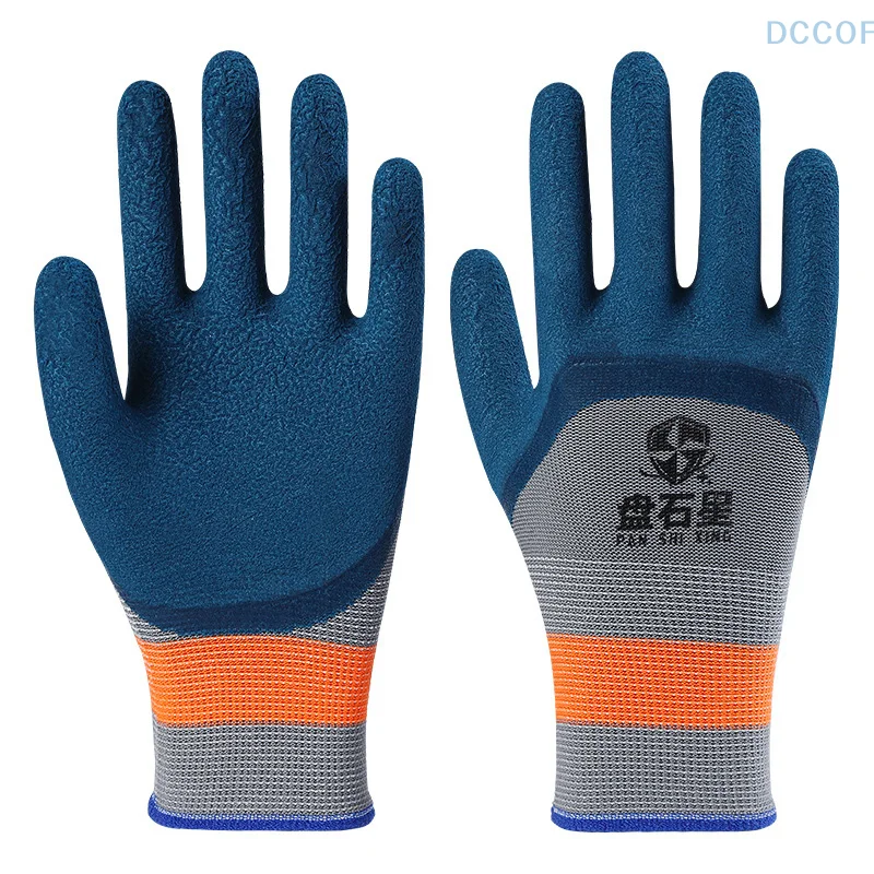 1Pair Tire Rubber Gloves Wear-resistant Non-slip Work Gloves Labor Protection Gloves Home Improvement Garden Construction