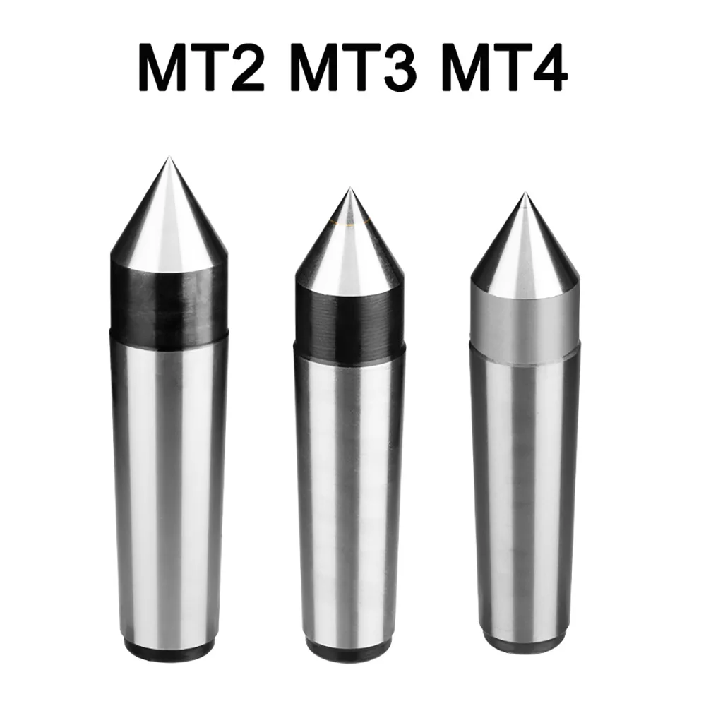 Solid คงที่ MT2 MT3 MT4 Morse เปลี่ยนกรวยหัว Double Top Center เครื่องมือ Alloy Tip Taper คงที่สําหรับเครื่องกลึง CNC เครื่องบด