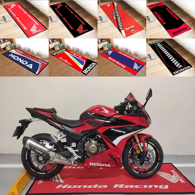 HONDA Motorcycle Carpet Garage Mat Racing Cool Moto Display Motorcycle Display Mat Anti-slip Home Decoration Living Room Rug