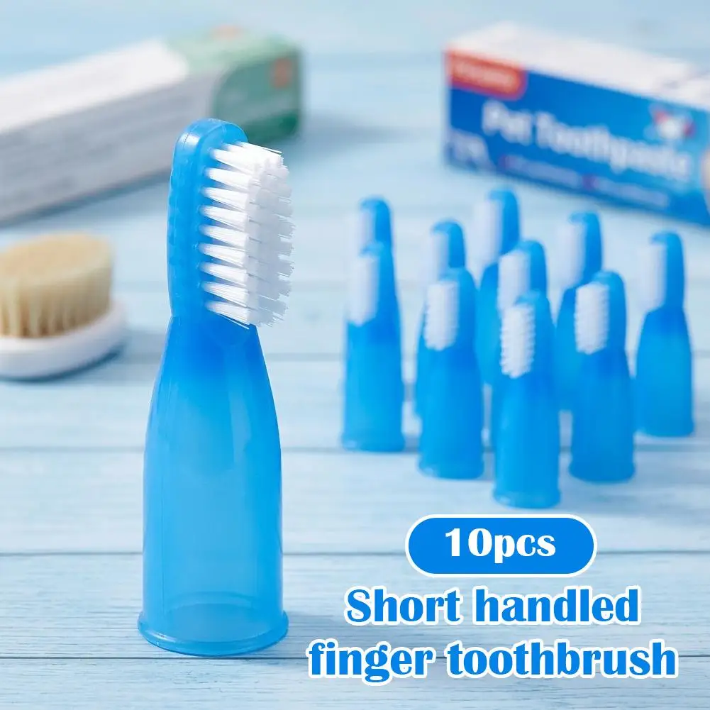 10pcs Household Teeth Brush Mini Too Brushes Prison Finger Toothbrushes Small Plastic Dedicated Cleaning Brush Portable Travel