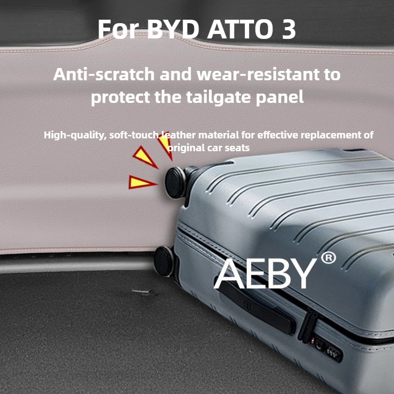 

AEBY For BYD ATTO 3 Smart Driving Edition 2022-2025 Rear Bumper Protector Set,Anti-Collision Exterior Protector,Protection Pad